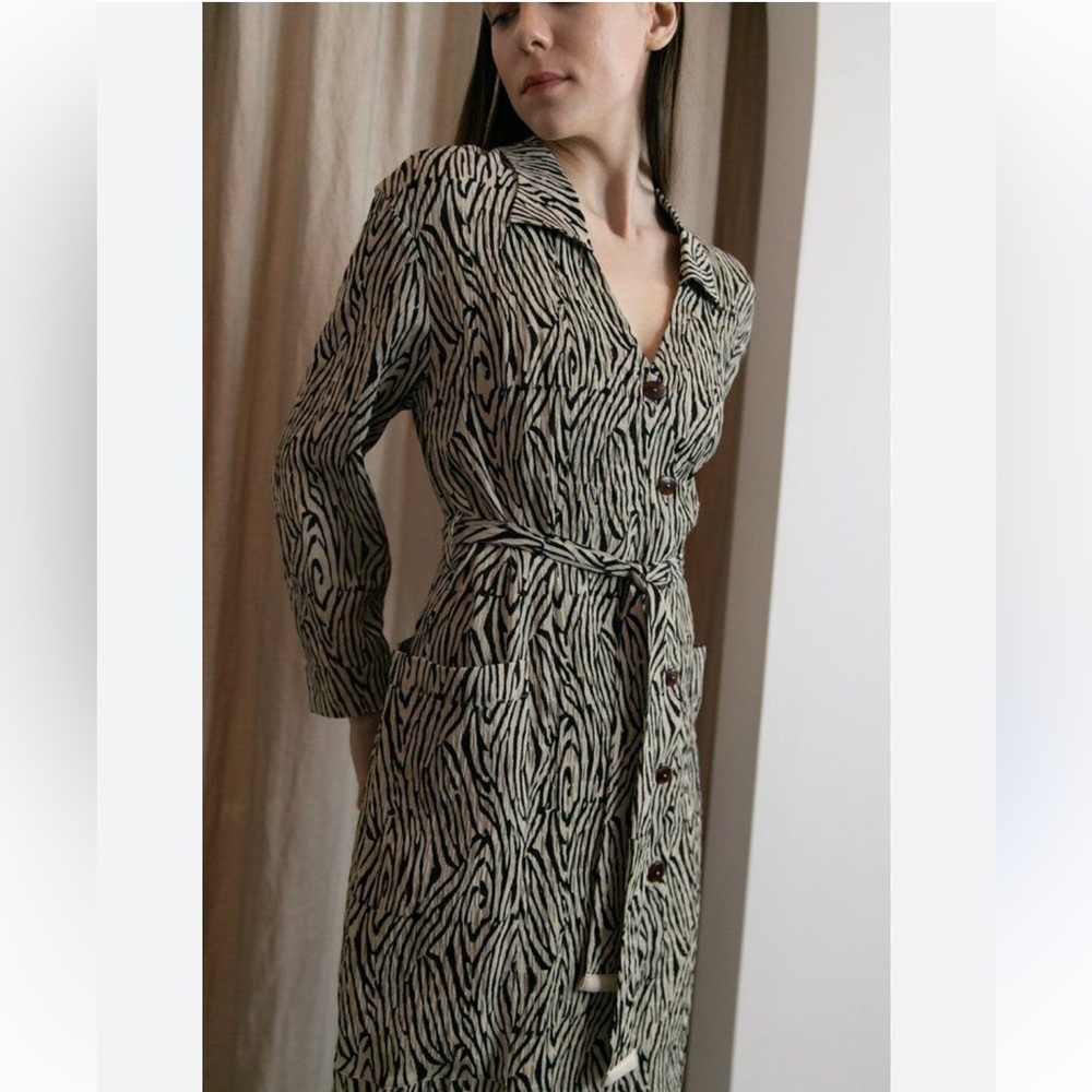 Nanushka capri wrap dress